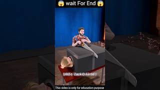 Magician Stabbed By Audience Member 😨short video #3danimation #facts #education #shorts #cartoon