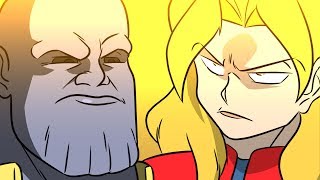 Thanos vs Captain Marvel