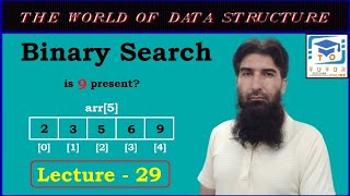 Binary Search Algorithm through Recursion | DS&A LECTURE – 29 |