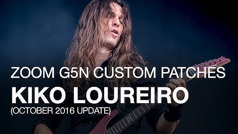 Kiko Loureiro of Megadeth - Downloadable G5n Patches