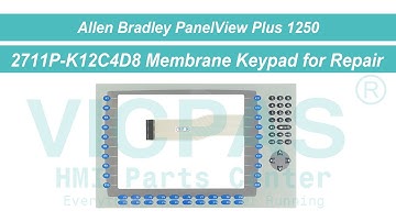 How to Repair 2711P-K12C4D8 Panelview Plus 6 Terminals Keypad LCD Display?