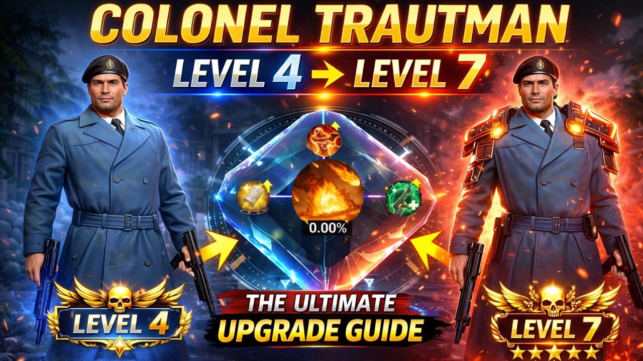 Colonel Trautman Level 4 → 7 Upgrade Guide 🔥 Skills, Power Boost & Full Breakdown