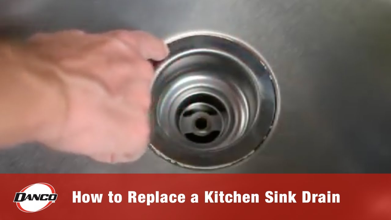 How To Replace A Kitchen Sink Drain