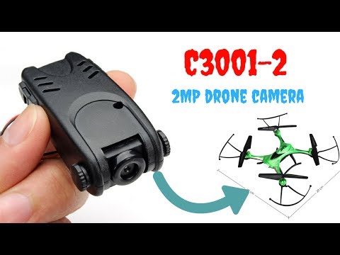 C3001-2 - Lightweight drone camera for Syma X5c, JJRC H31 - unboxing, review, mounting, footage