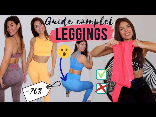 J'ai testé ces LEGGINGS de sport ! (muscu / HIIT / cardio