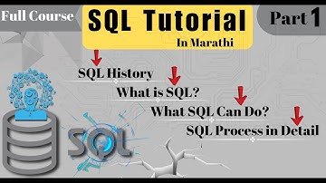 SQL Tutorial In Marathi || SQL For Beginners.