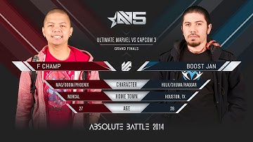 Absolute Battle 5 - UMvC3 -  F Champ vs Boost Jan Grand Finals