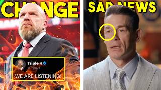 Famous MAJOR CHANGE HAS BEEN MADE TO WWE...SAD NEWS JOHN CENA...TKO BANS A CELEBRITY...Wrestling News Wealth
