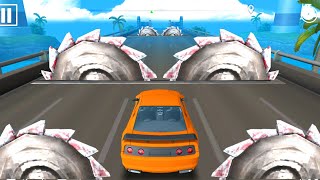 DEADLY RACE #21 SPEED Orange Car Bumps Challenge 3D Gameplay Android IOS screenshot 5