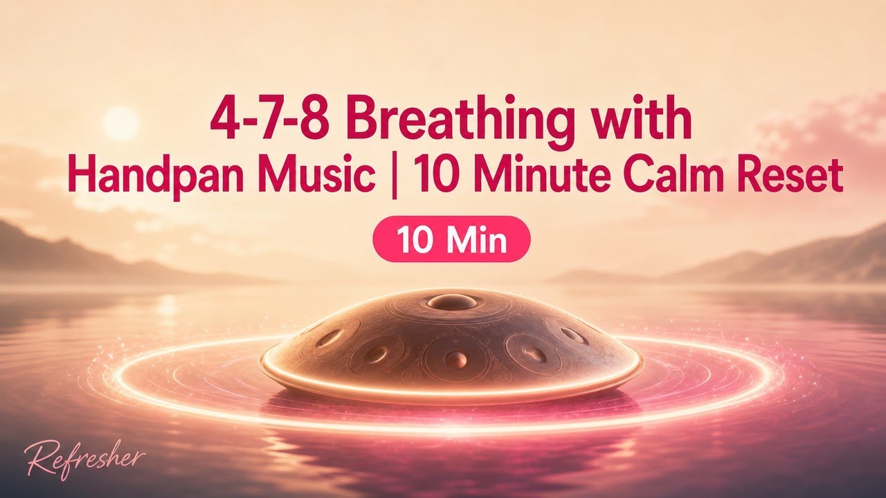 10-Minute Guided 4-7-8 Breathing with Voice Cues for Calm - YouTube