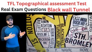 TFL topographical assessment 2021 ,How to cross Black wall Tunnel from southern and northern app