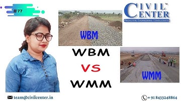 Difference between Water Bound Macadam WBM & Wet Mix Macadam WMM