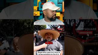 This ILLEGAL wants to be called UNDOCUMENTED. #illegal #undocumented #jeffsquare #shorts