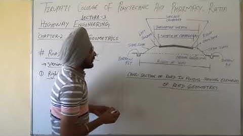 Highway Engineering; Road Geometrics, Lecture No  01