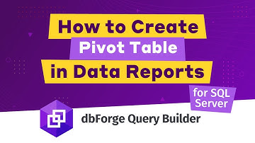 How to create PIVOT table in SQL Server using Report Designer