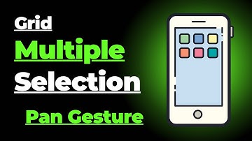 Grid Multi-Selection using Pan Gesture | SwiftUI