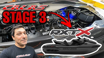 ABSOLUTLEY INSANE SEADOO RXTX STAGE 3 Race Engine BUILD for Pump Gas + Calas Tune with @HPTuners
