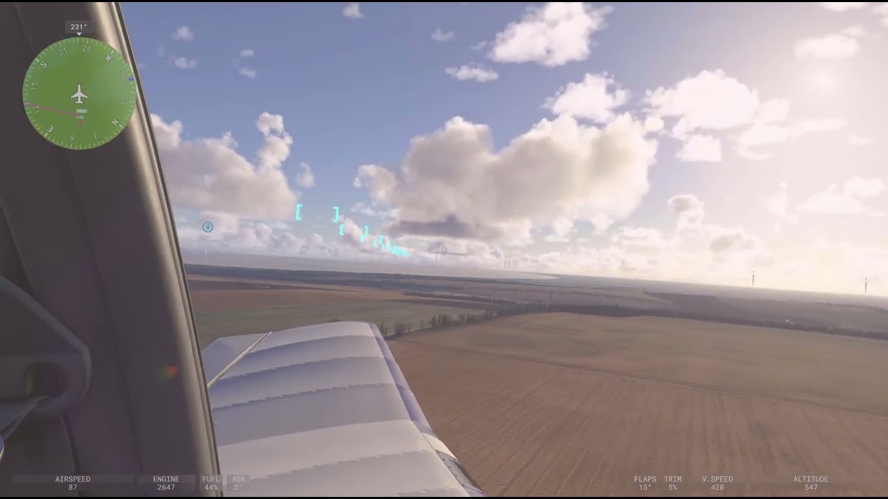 Robin DR400 | Bridlington to Humberside | Microsoft Flight Simulator