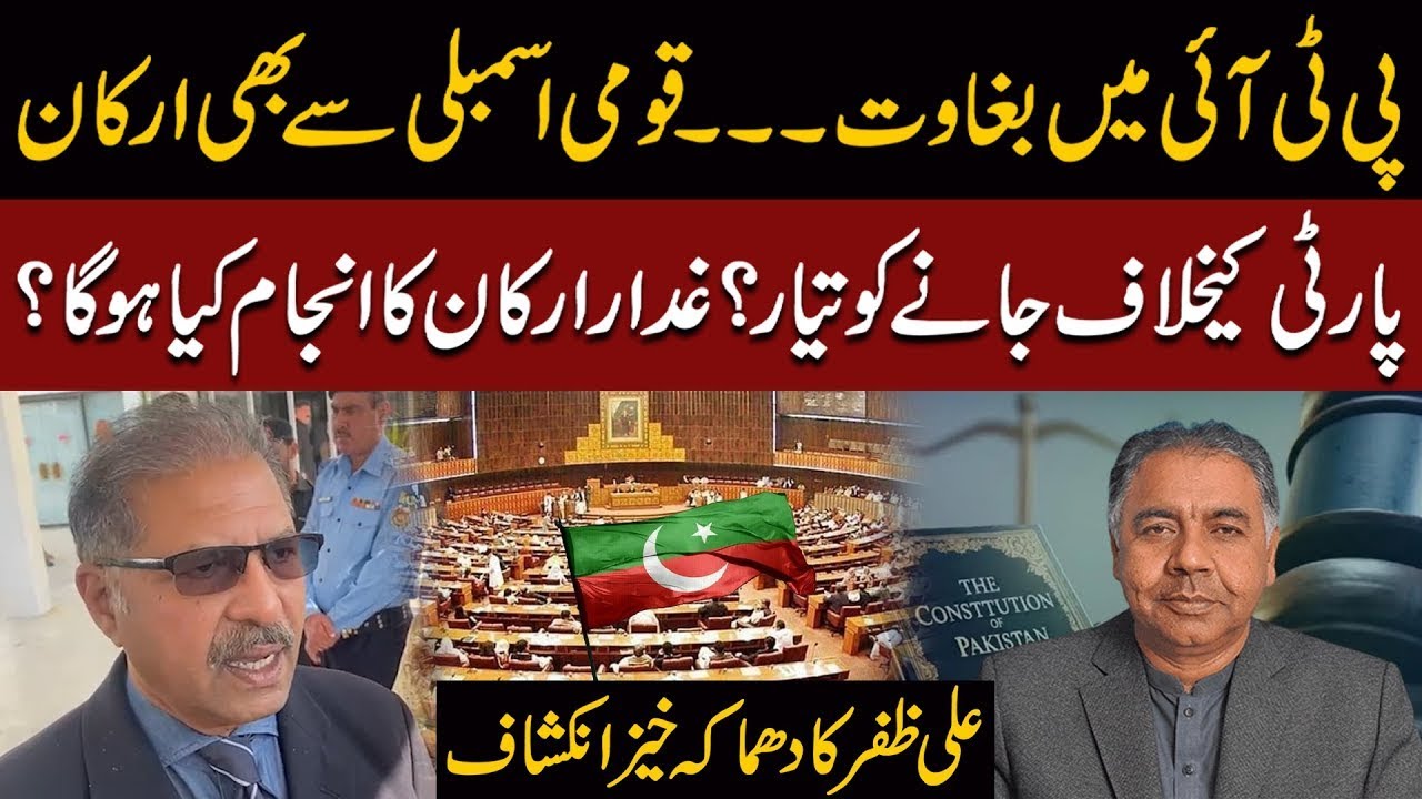 Syed Ali Zafar Media Talk | Rebellion in PTI | Lawmakers Ready to Defy Party in National Assembly?