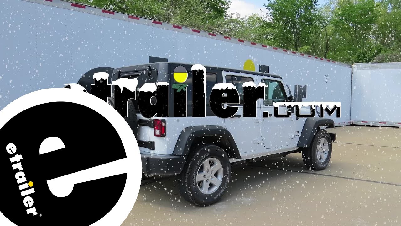 etrailer | Glacier Cable Snow Tire Chains Review - 2016 Jeep Wrangler  Unlimited - YouTube