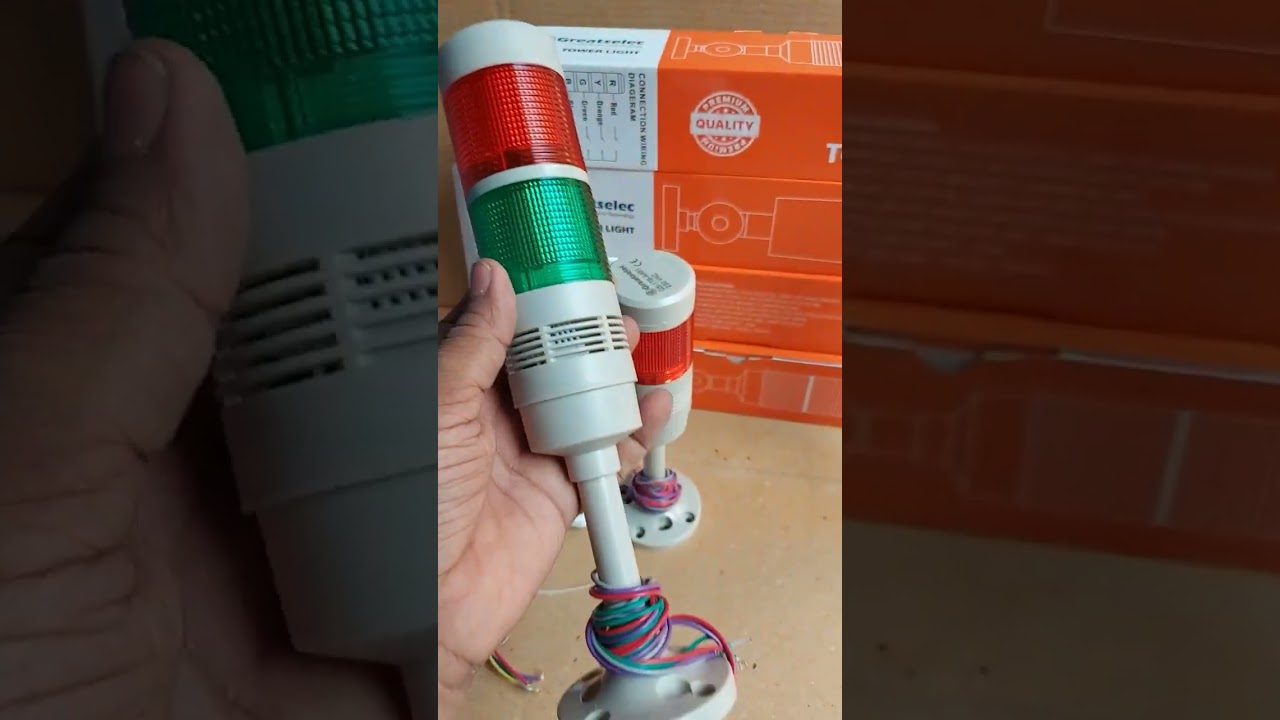 Greatselec LED Tower Light with buzzer 24Vdc/ 230vac