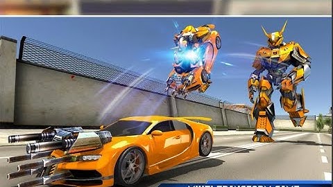 Amazing Bull Robot Car Transforming Part-3 | Robot Shooting Android GamePlay | By Game Crazy