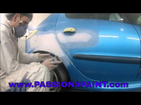 Part 1, Peugeot 206 How to Repair and Paint / Respray ,including Materials, Tooling and Setup Advice
