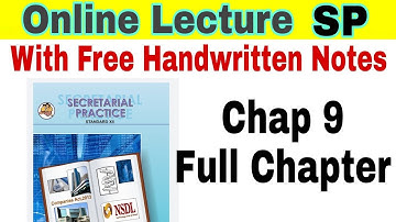 SP | chapter 9 | depository system | NEW SYLLABUS