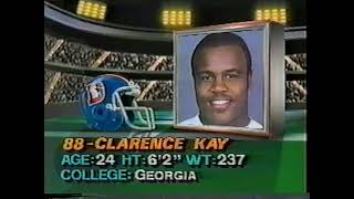 NFL 1985 12 20 85 Denver Broncos @ Seattle Seahawks  pt 1 of 2