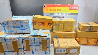 Unboxing Online Electronic Components From Maker Bazar | Quartz Components | Amazon | Flipkart