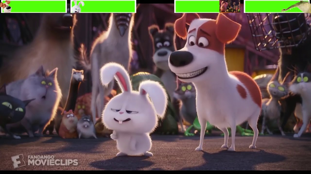 The Secret Life of Pets Final Battle with healthbars (Edited by @GabrielD2002 )