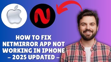How to Fix NetMirror App Not Working on iPhone (2025 Updated)