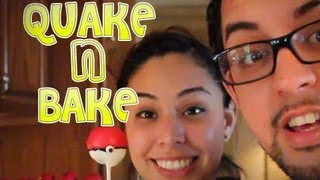 Pokeball Cake Pops - Quake N Bake