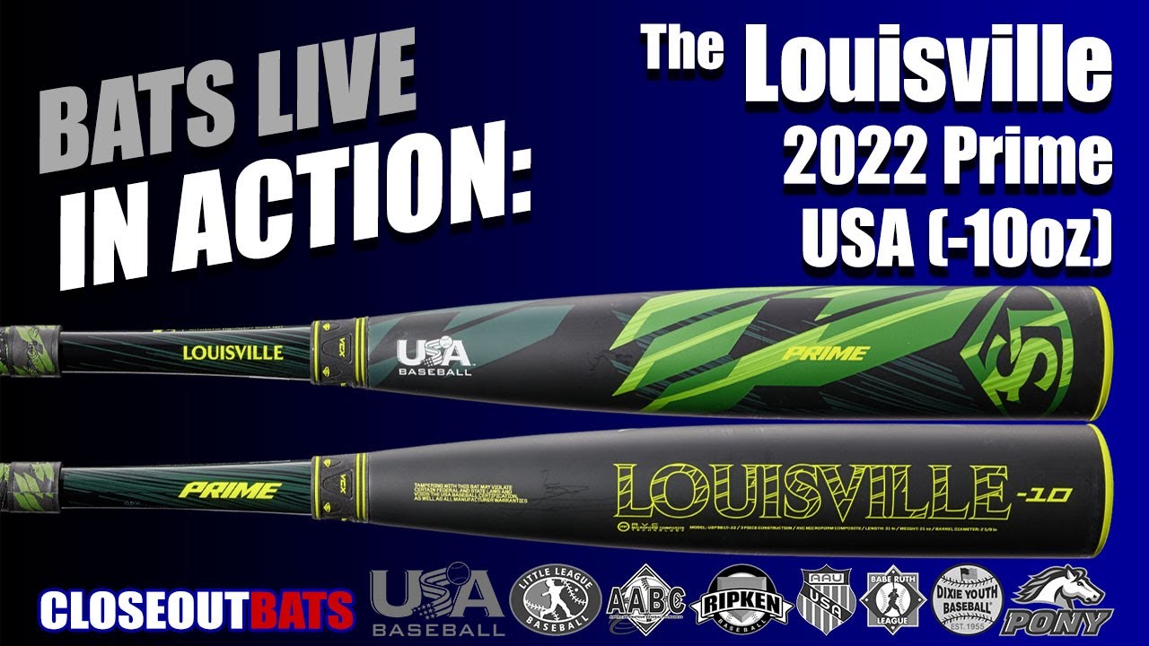 HITTING Louisville WBL2536010 Prime USA 10oz 2022 - YouTube