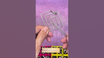 Mind-Bending Metal Puzzle #MetalPuzzle #BrainTeaser
