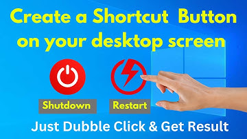 How to Create a Shutdown / Restart Shortcut Icon on Your Desktop on Windows 10/11