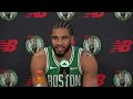 Jayson Tatum Opens Up On Rehab Journey, Return Plans & More at Celtics 2025 Media Day!