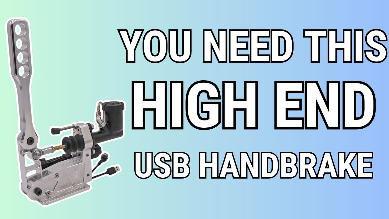 USB Handbrake: High End Hydraulic Handbrake for Sim Racing - YouTube