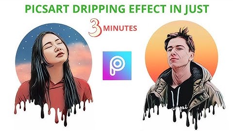 PicsArt DrippIng Effect | PicsArt Editing Tutotial | PicsArt Photo Editing in 3 Minutes