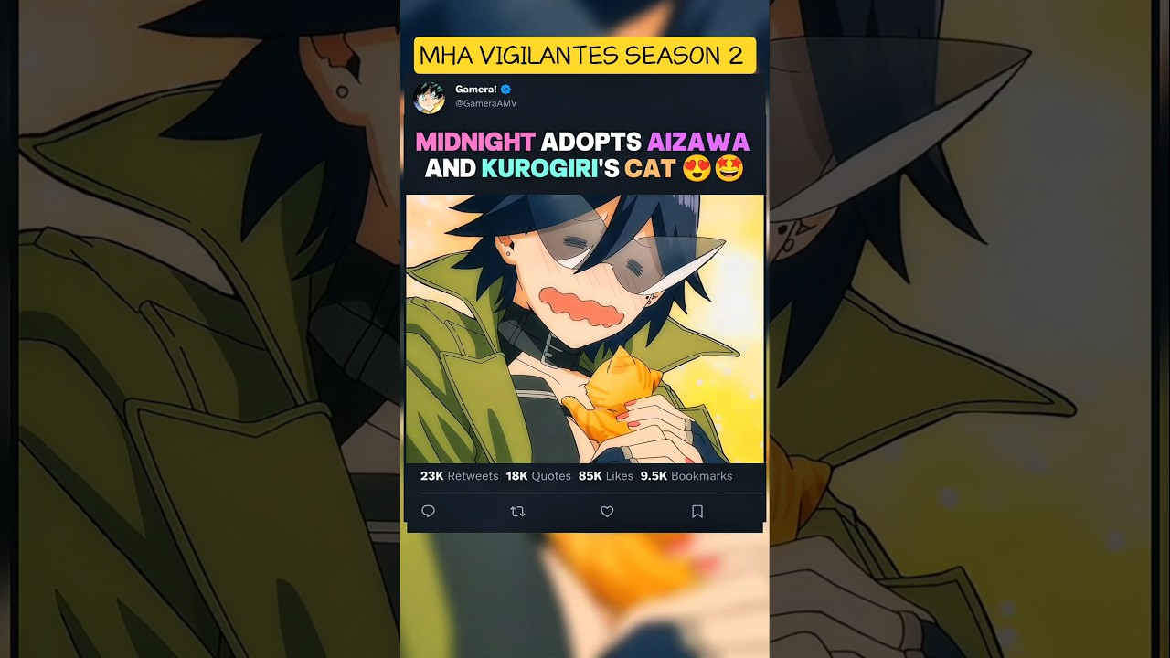 MIDNIGHT adopts AIZAWA and KUROGIRI's CAT 😍🤩 | 