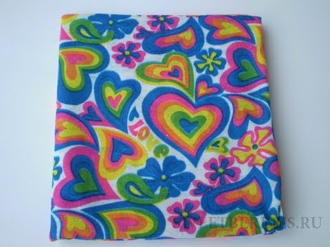 Бандана Buff colorful, с сердечками