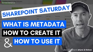 SharePoint Saturday - What is Metadata and how to use it