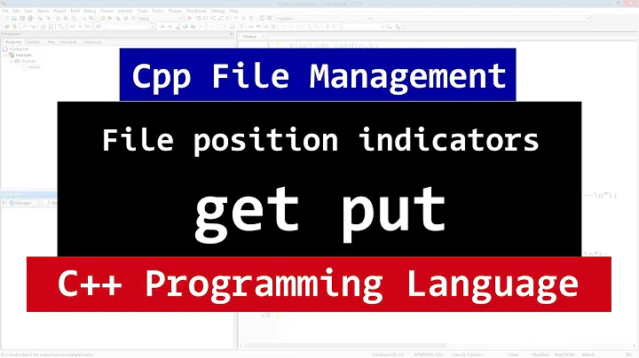 C++ File Position Indicators | Get, Put | tellg tellp | seekg seekp