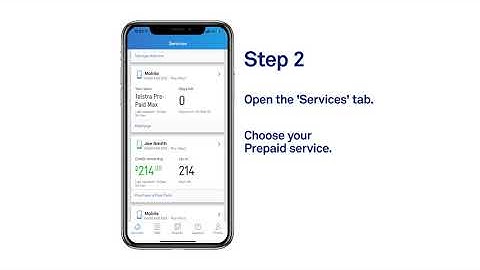 Recharge your Telstra Prepaid Service on the 24x7 app