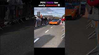 POV: You’re Too Easily Distracted by Supercars 💀 #supercars #automotive #porshe #cars