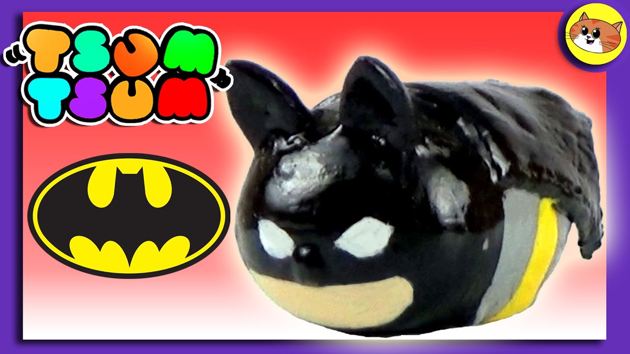 Batman Tsum Tsum Custom Disney Piglet How To Tutorial - YouTube