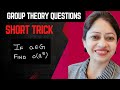 In a group G find order of a^5