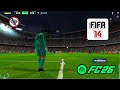 FIFA 14 MOD EA Sports FC 26 Android Offline - Real Faces | Career Mod
