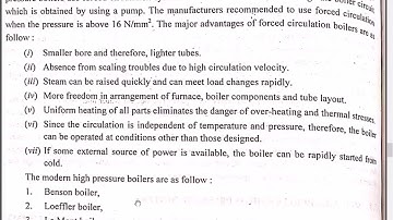 High Pressure Boilers