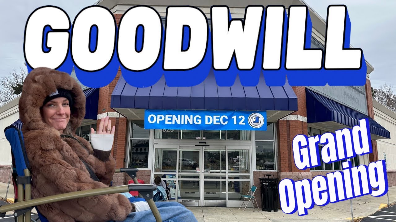 BATTLING The Elements For THIS Goodwill Grand Opening! Reseller Edition